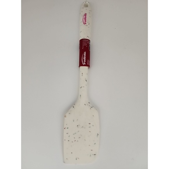 Trudeau Other - Trudeau Silicone Spatula 11 Inch White Confetti Heat Resistant BPA Free NEW